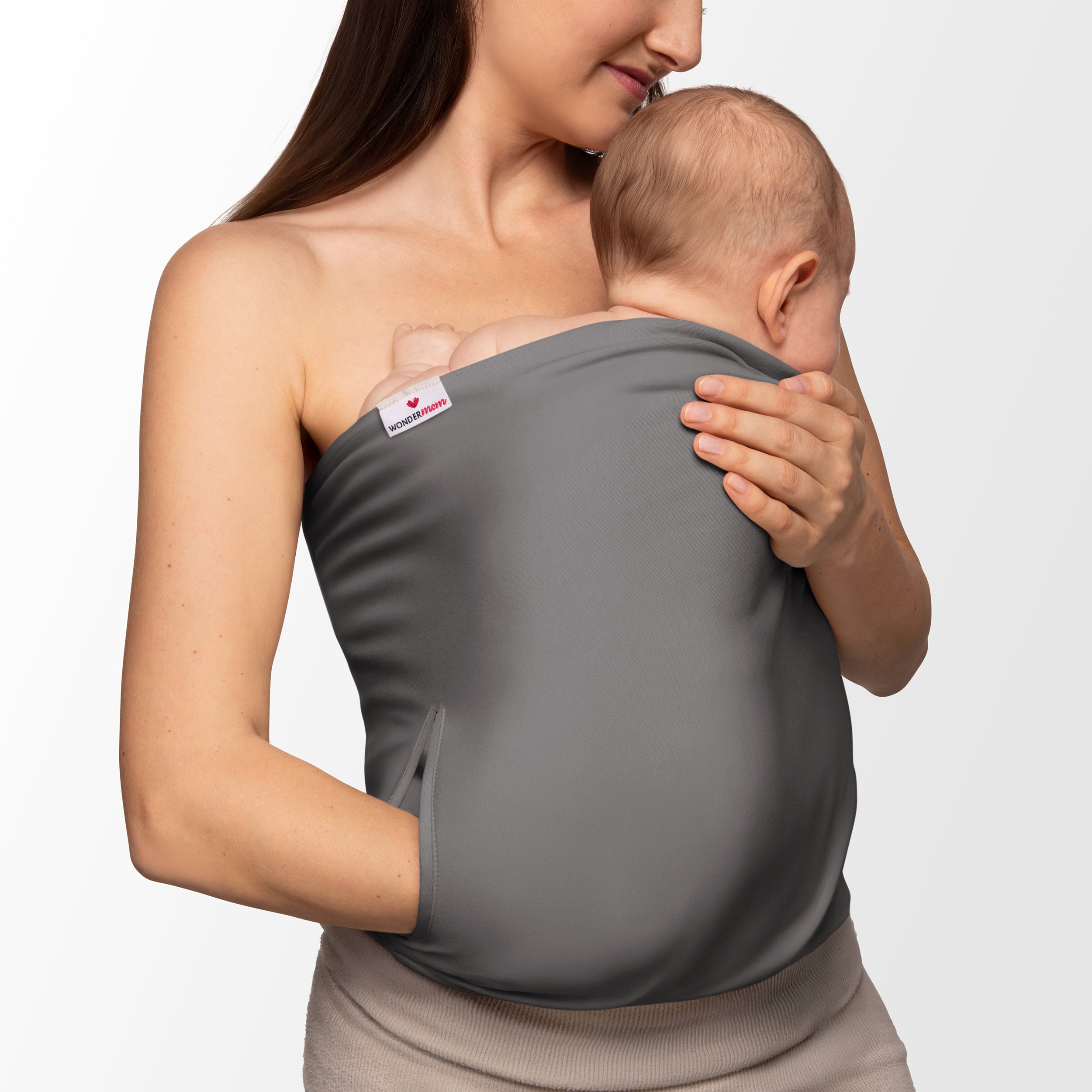 Wondermom Skin to Skin Bonding Band - Grijs