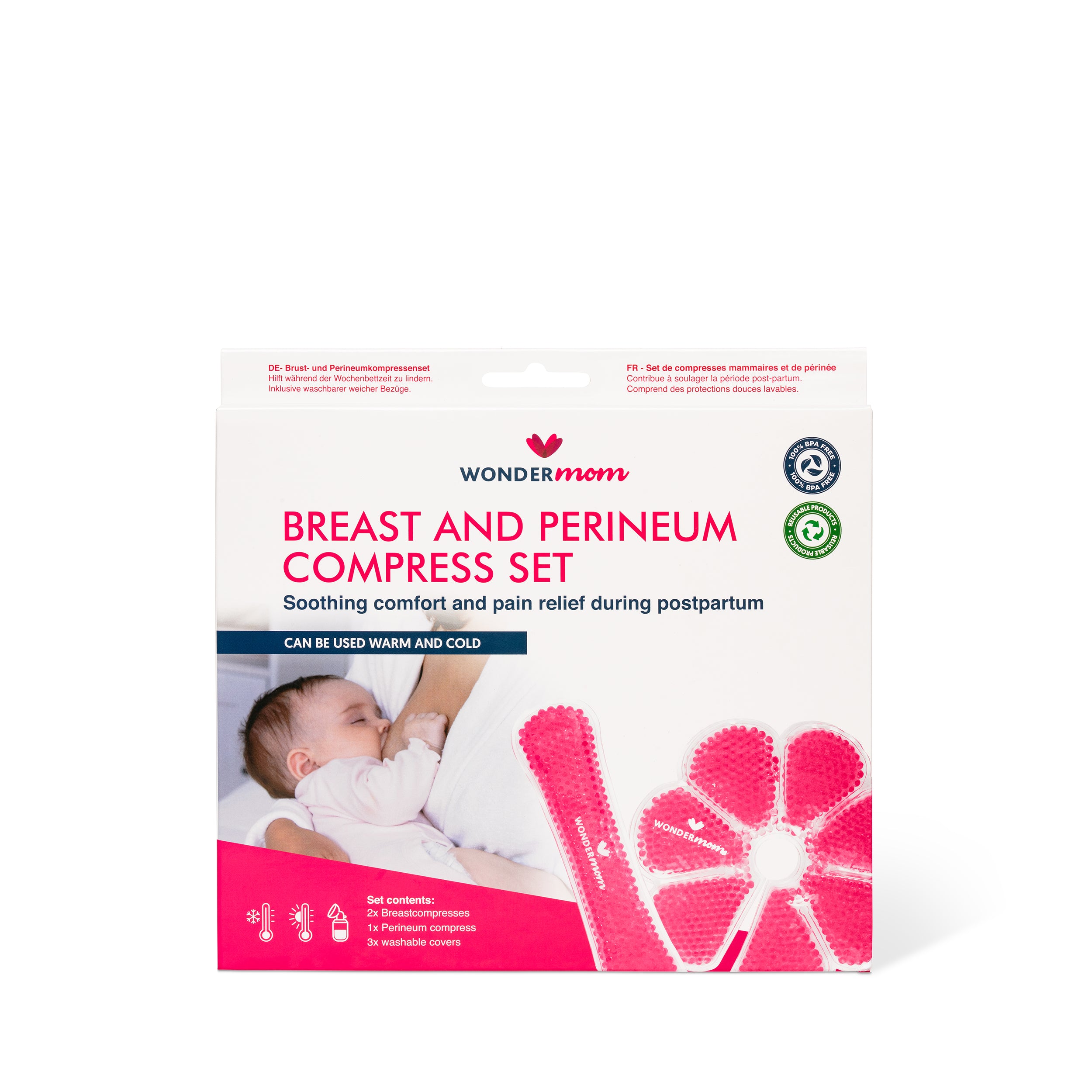 Wondermom Borst- en Perineum kompressenset