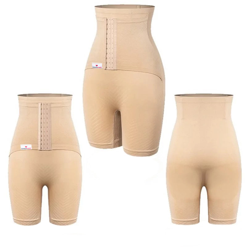 Wondermom Postpartum Belly Binder Shorts - Beige
