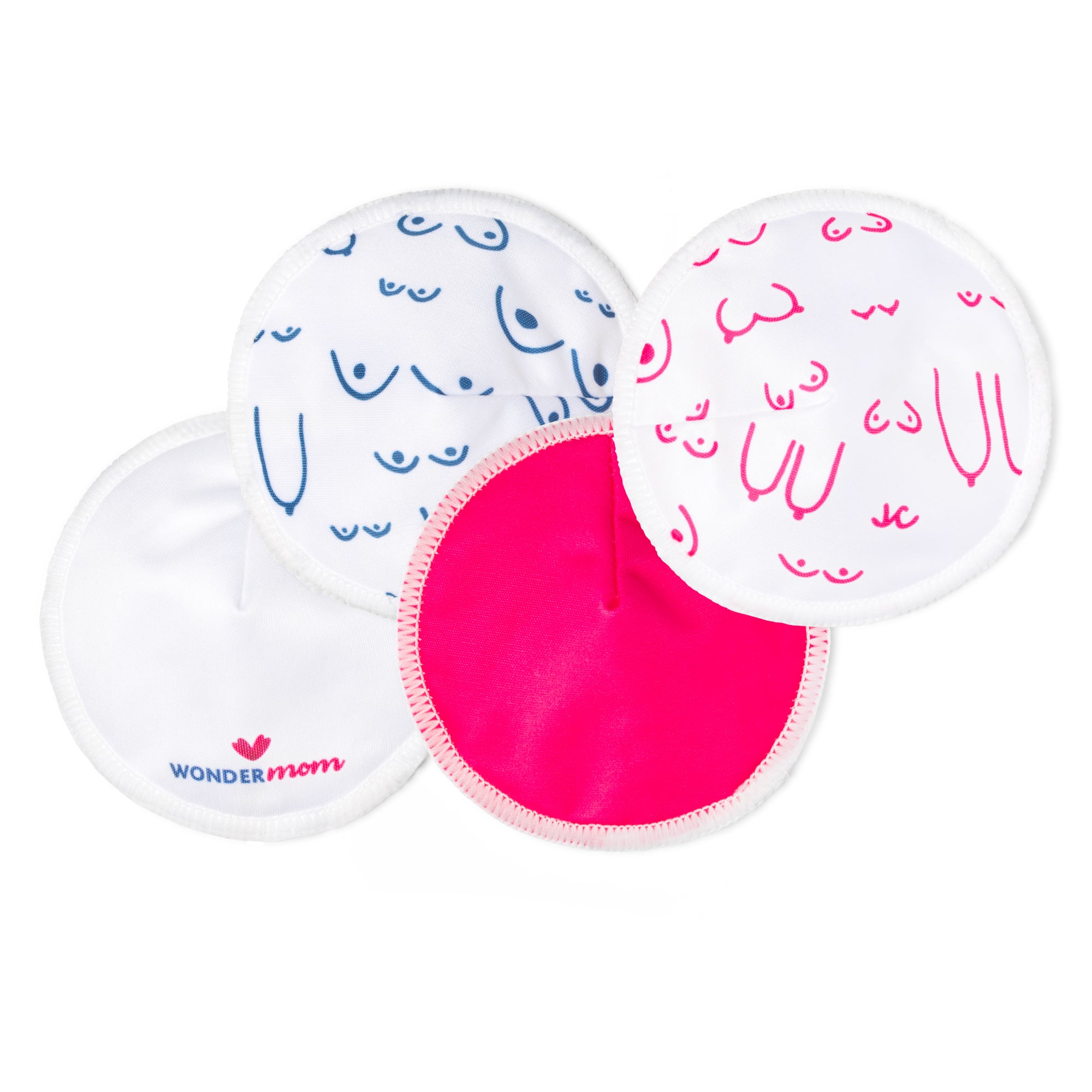 Wondermom Bamboo washable nursing pads (8 pieces)