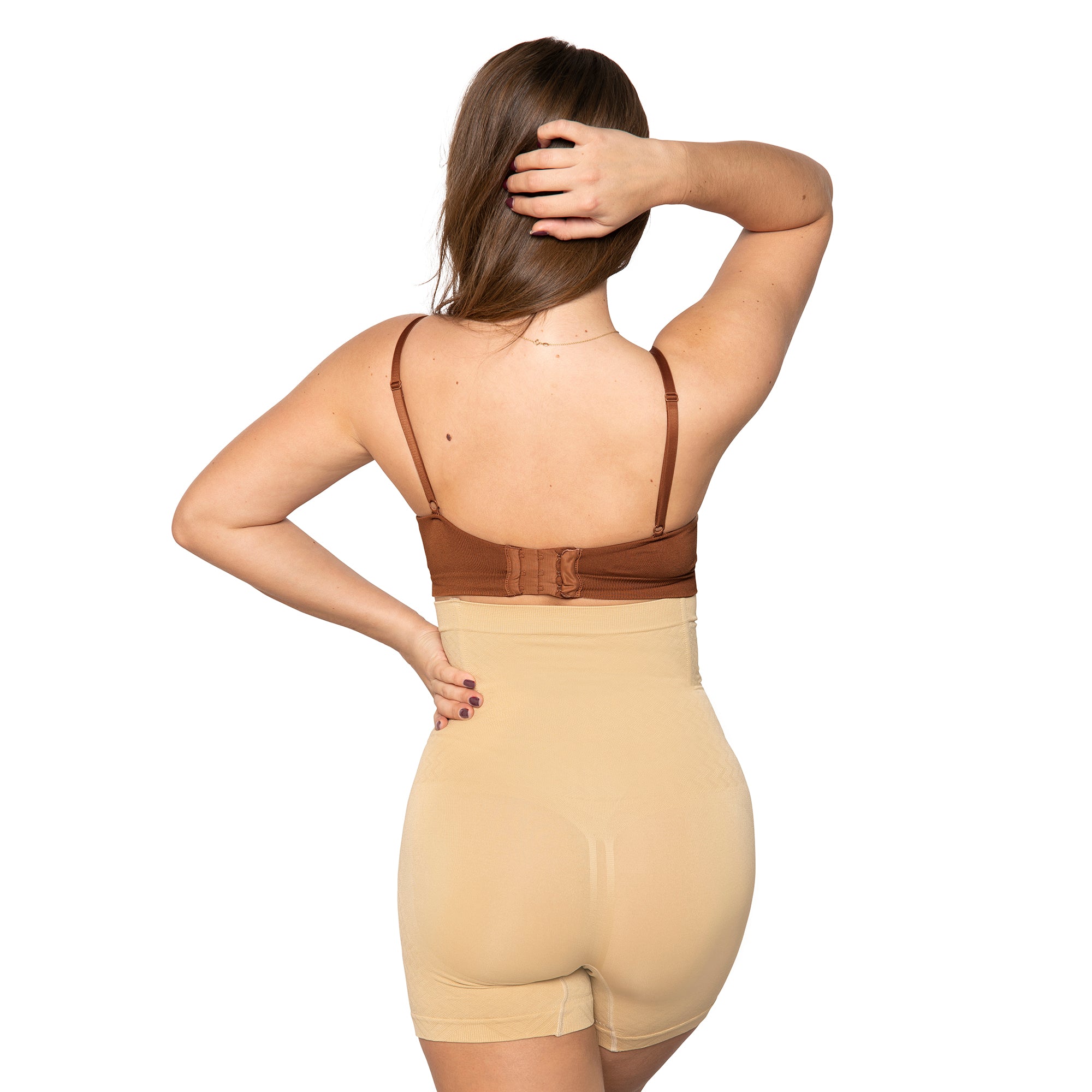 Wondermom Postpartum Belly Binder Shorts - Beige